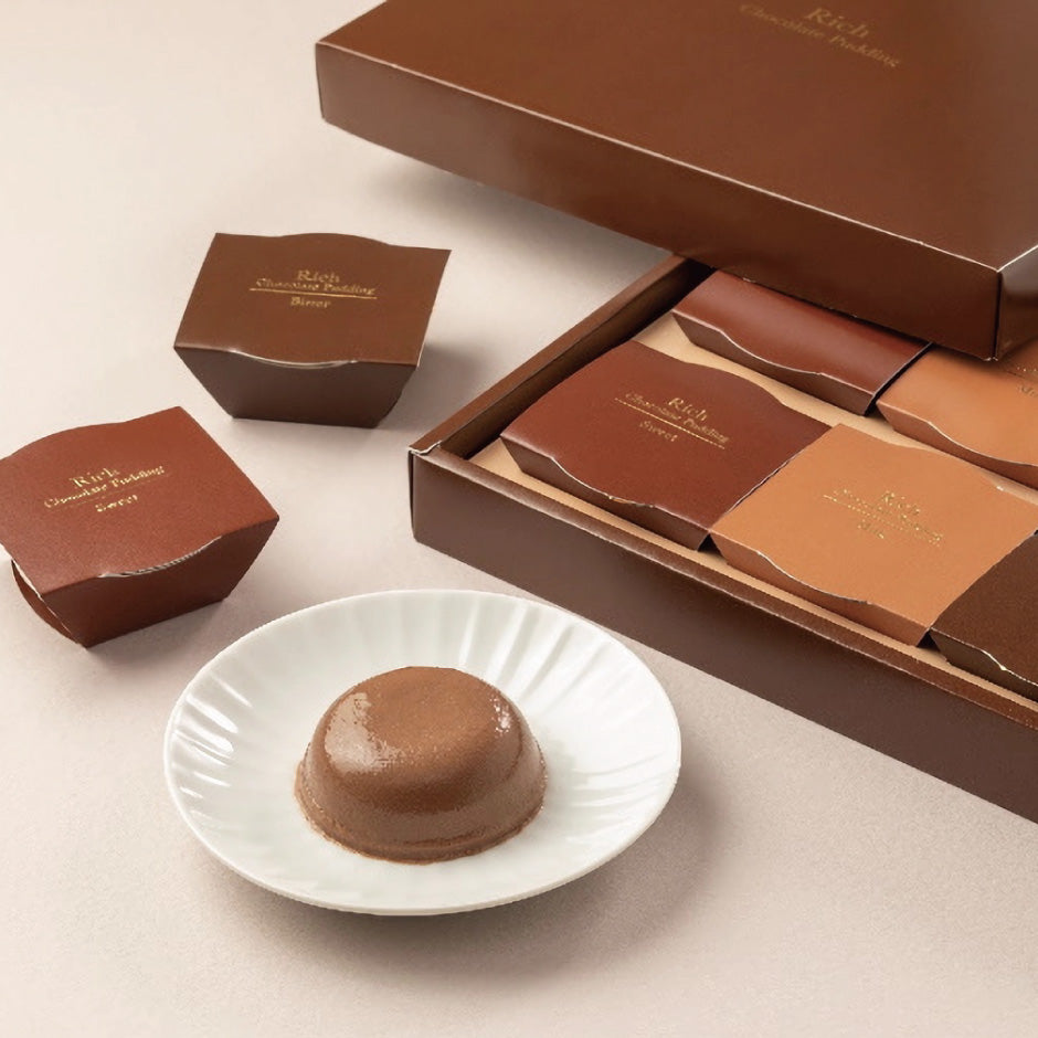 濃厚でリッチでなめらか】リッチチョコレートプリン3種6個【送料込