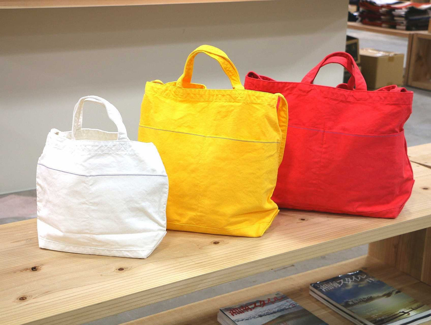 [GROWN IN THE SUN] MARKET BAG　LITTLE/NEW/BIG