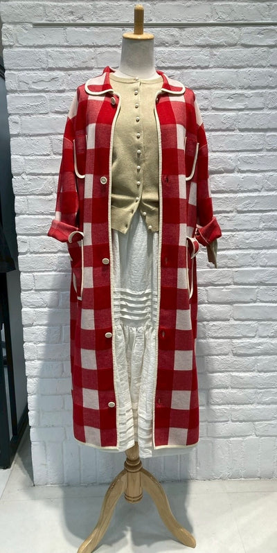 yukiemon | ギンガムたっぷりコート【5125010】Ｍサイズ 15th collection