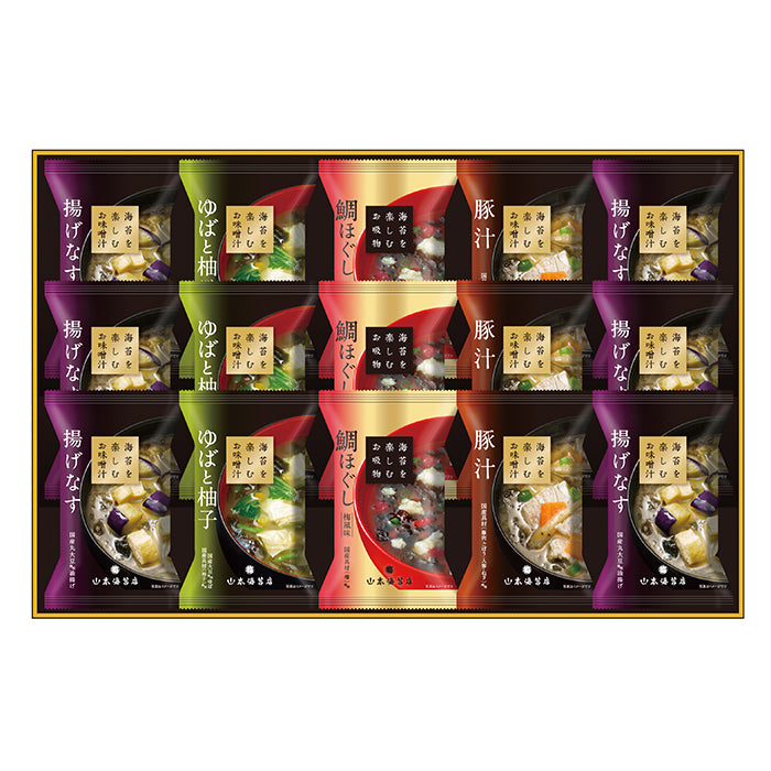04-03 山本海苔店 海苔を楽しむお味噌汁・お吸物詰合せ FE12