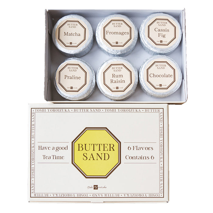 01-02 トシ・ヨロイヅカ バターサンド6個入り F364