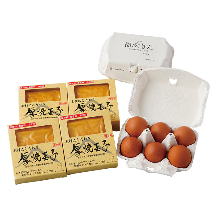 04-02 マルフク 放し飼い卵（福が、きた）&素材にこだわった厚焼玉子 F713