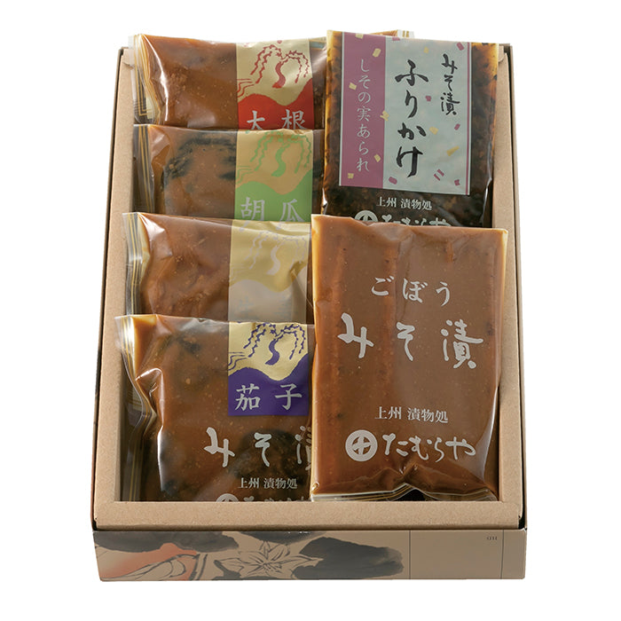 04-08 〈群馬県前橋〉 たむらやみそ漬け詰合せ F508