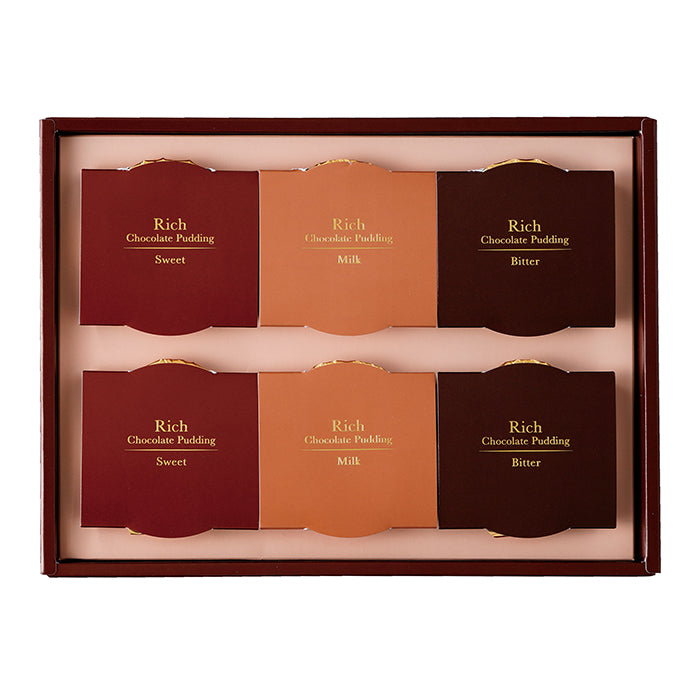 05-01 フタバ食品 リッチチョコレートプリン3種6個セット F716