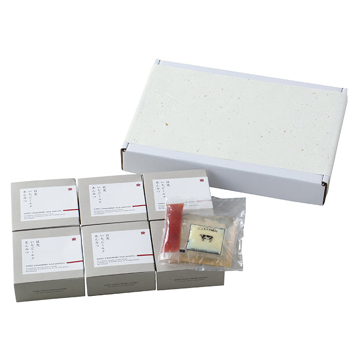 05-06 北野谷商店 日光いちごミルクあんみつ6個入り F723