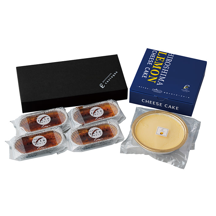 06-03 カスターニャ カタラーナ＆レモンチーズケーキセット F733