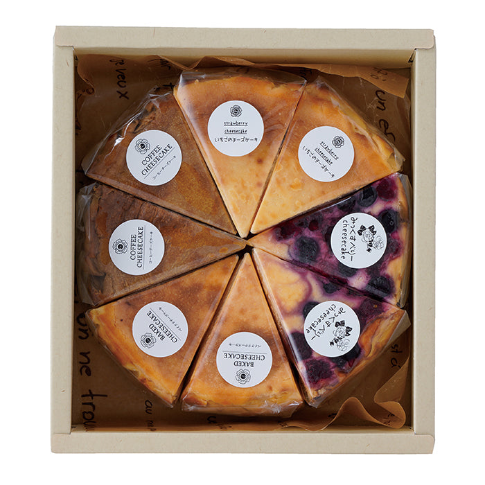 08-04 五弁乃華 4種の食べ比べチーズケーキ F412