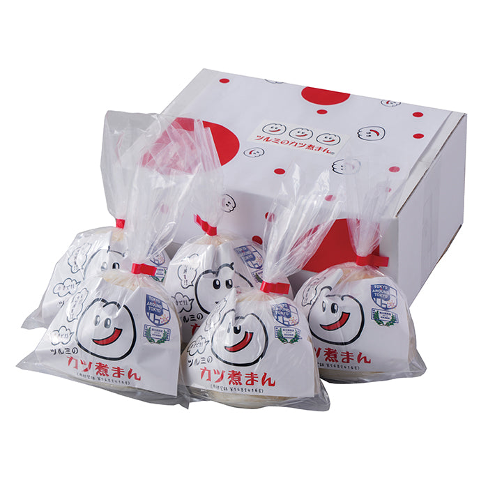 12-03 ツルミ食堂 ツルミのカツ煮まん5個入 F478