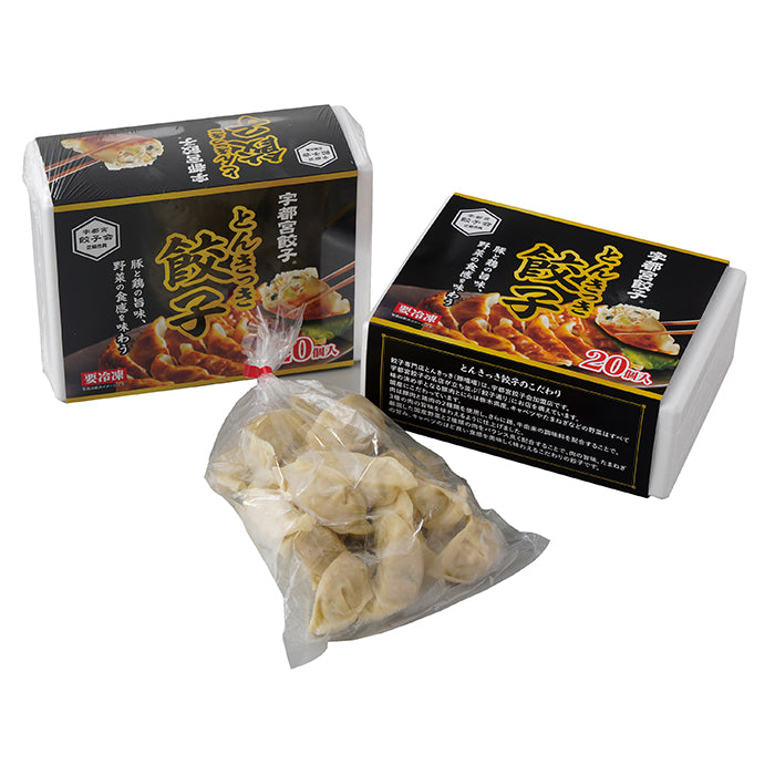 13-05 宇都宮餃子会加盟とんきっき とんきっき餃子20個入り２箱 F717