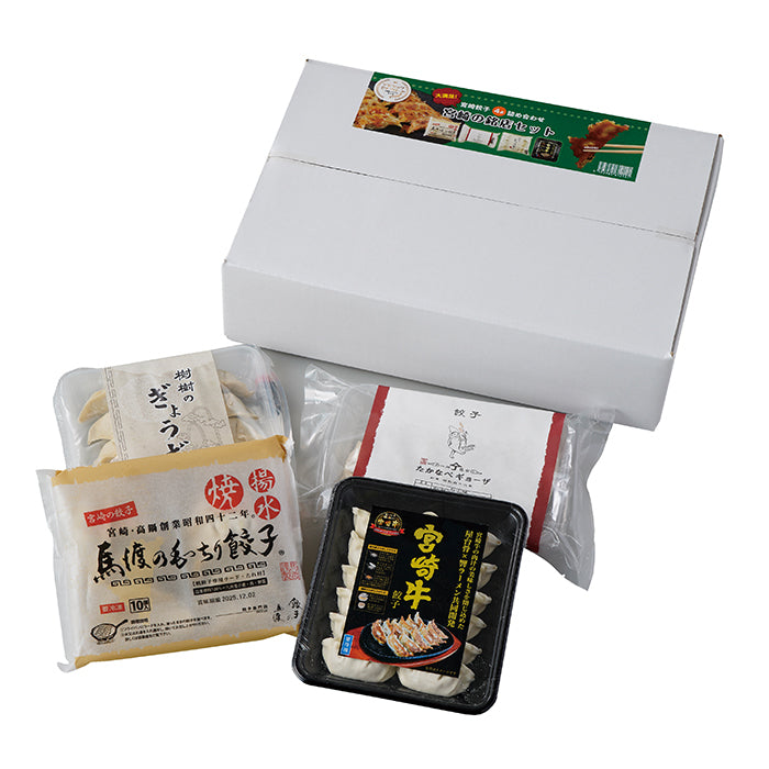 13-15 宮崎餃子4種 宮崎の銘店セット F775