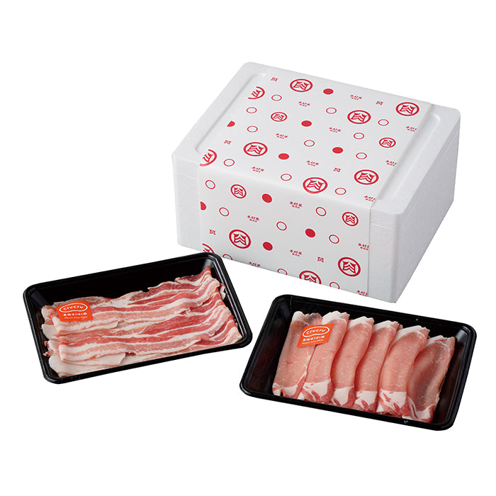 15-04 木村屋精肉店 奥地ほうぼく豚すき焼き 食べ比べセット F780