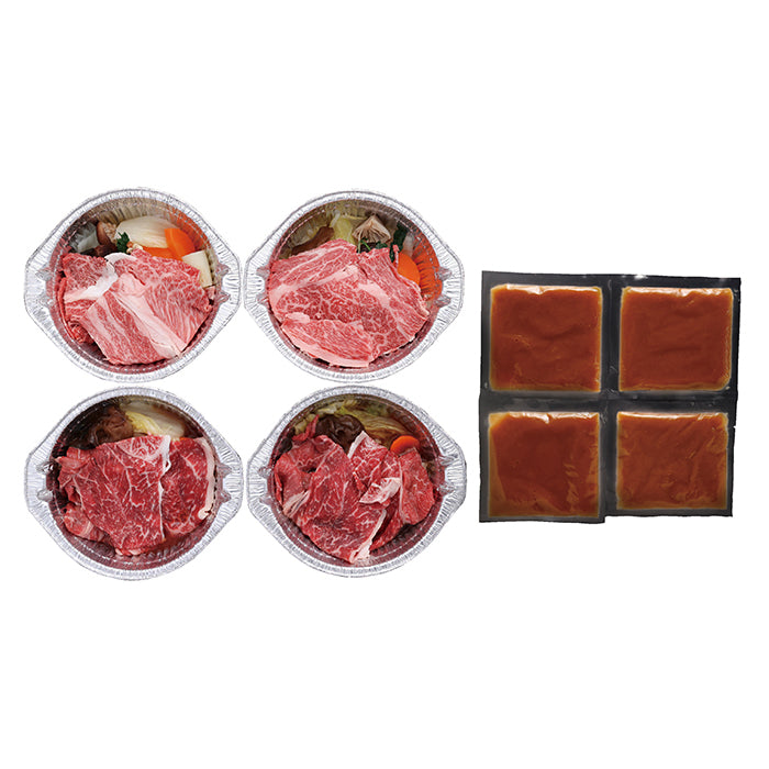 19-07 米沢牛黄木 金剛閣の米沢牛すき焼鍋 F293