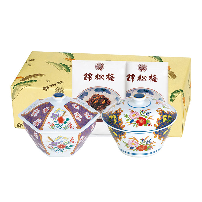 21-05 錦松梅 有田焼容器入（新柄） FE99