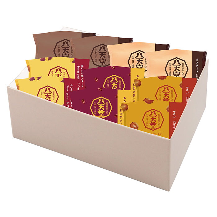 24-07 八天堂 冬のくりーむパン5種10個詰合せ F461