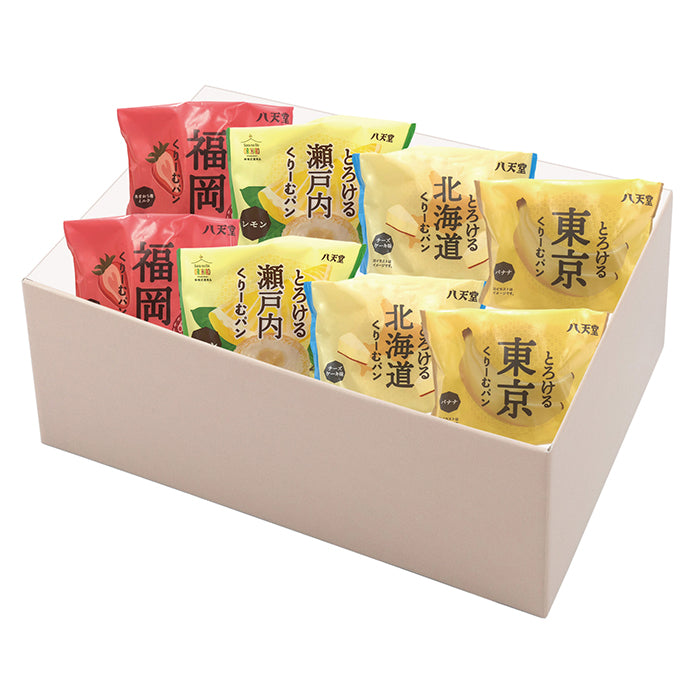 24-08 八天堂 ふるさとくりーむパン4種8個詰合せ F462