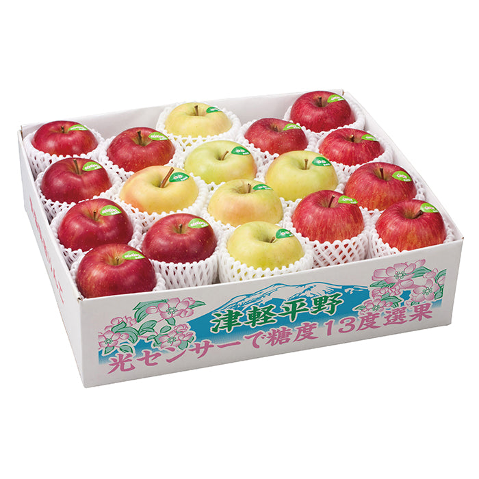 27-09 キョーエイ 糖度13度選果 シナノスイート・ 名月・サンふじの甘味系りんご詰合せ4.3kg F455