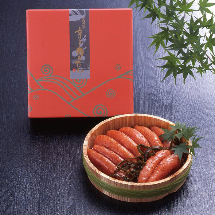 47-08 かば田 無着色昆布漬辛子めんたい木樽詰 FD16