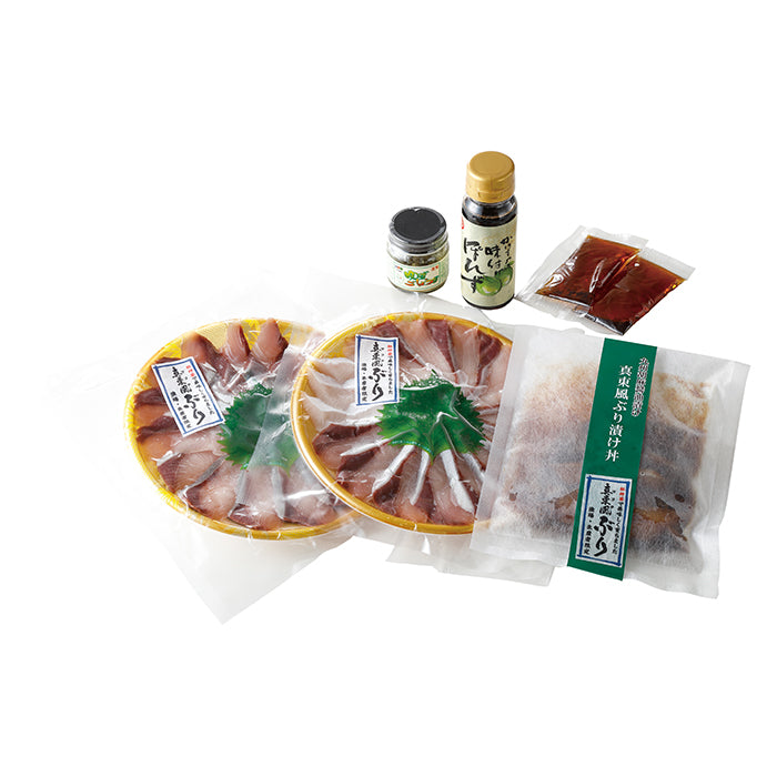 49-05 福田屋オリジナル 真東風ぶり詰め合わせ しゃぶしゃぶ・ごま醤油漬セット FD23