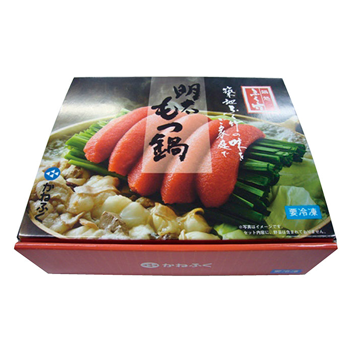 49-10 かねふく 築地ふく竹・明太もつ鍋セット FD08