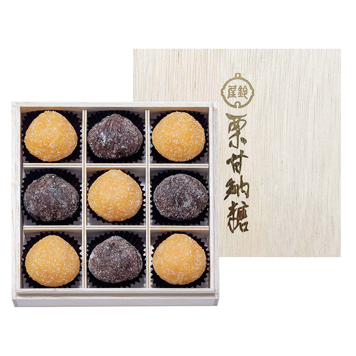 62-03 銀座鈴屋 栗甘納糖木箱入り FF15