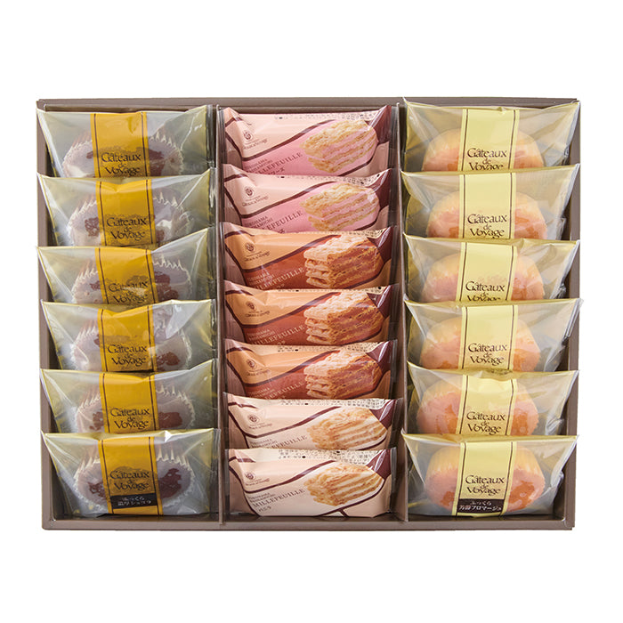 67-01 ガトー・ド・ボワイヤージュ ミルフイユ＆スフレアソート19個入 FC61