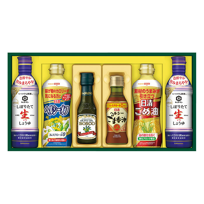 79-07 日清オイリオ 日清バラエティオイル＆しぼりたて生しょうゆギフト FA07