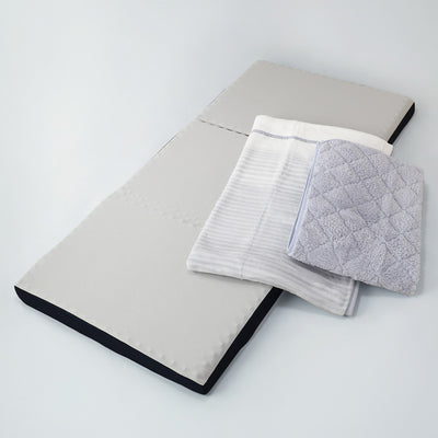 【寝具-7】【ロマンス】体圧分散敷きふとん(3つ折り)3点セットの福袋【あったか毛布・敷きパッド付き】【シングルサイズ】【2026福袋先行予約販売】