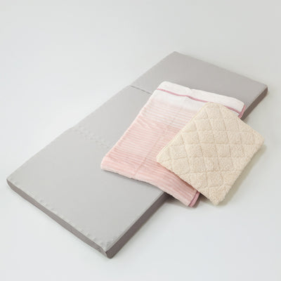 【寝具-7】【ロマンス】体圧分散敷きふとん(3つ折り)3点セットの福袋【あったか毛布・敷きパッド付き】【シングルサイズ】【2026福袋先行予約販売】