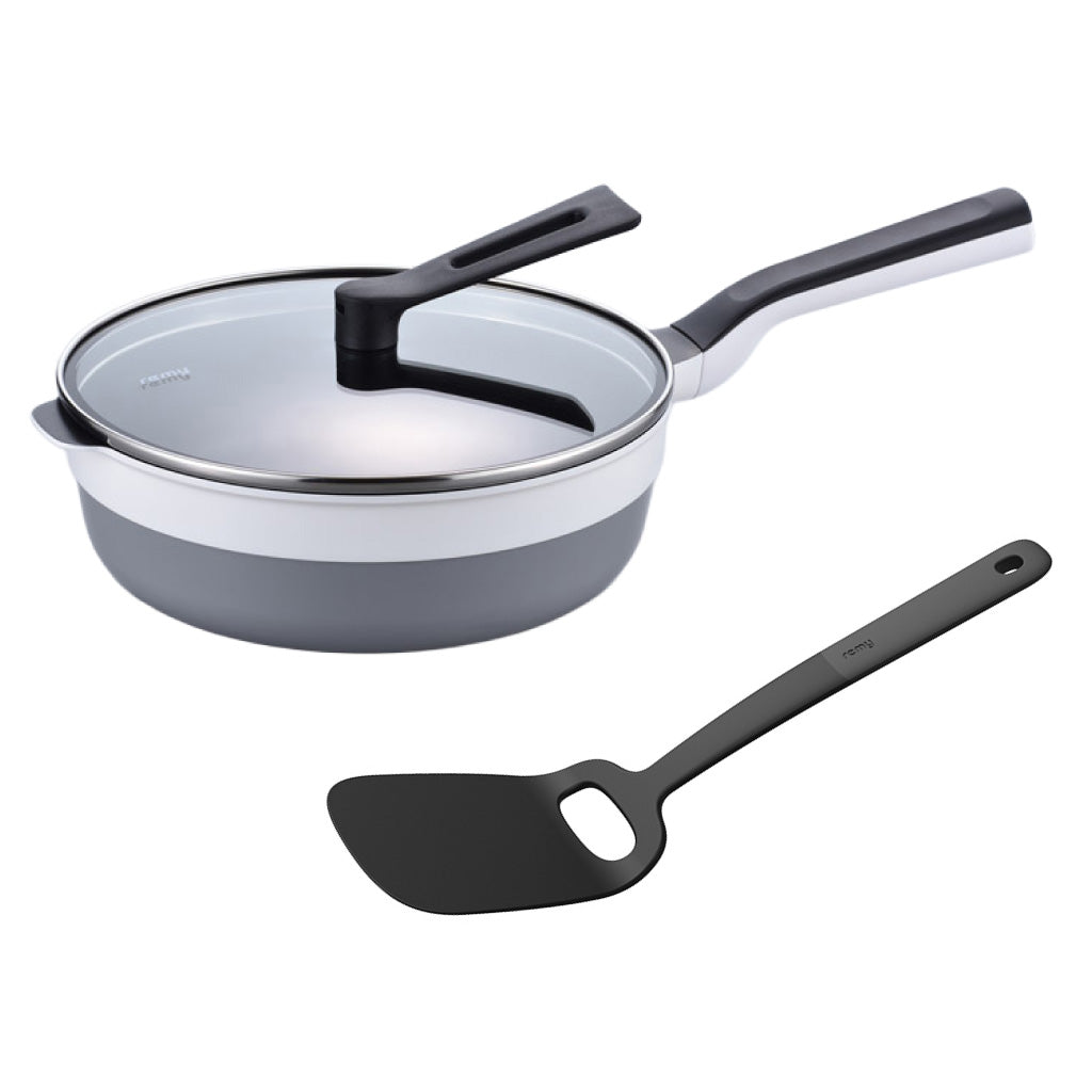 【キッチン-23】レミパンプラス・しなるターナーセット　WH【2026福袋先行予約販売】