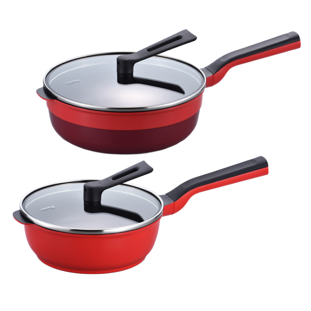 【キッチン-27】レミパンプラス・レミパンミニセット　RD【2026福袋先行予約販売】