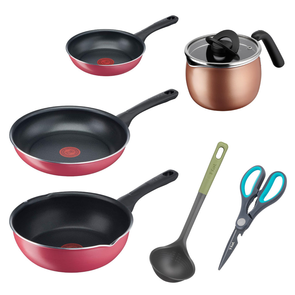【キッチン-8】T-FAL ガス火用フライパン・小物セット【2026福袋先行予約販売】