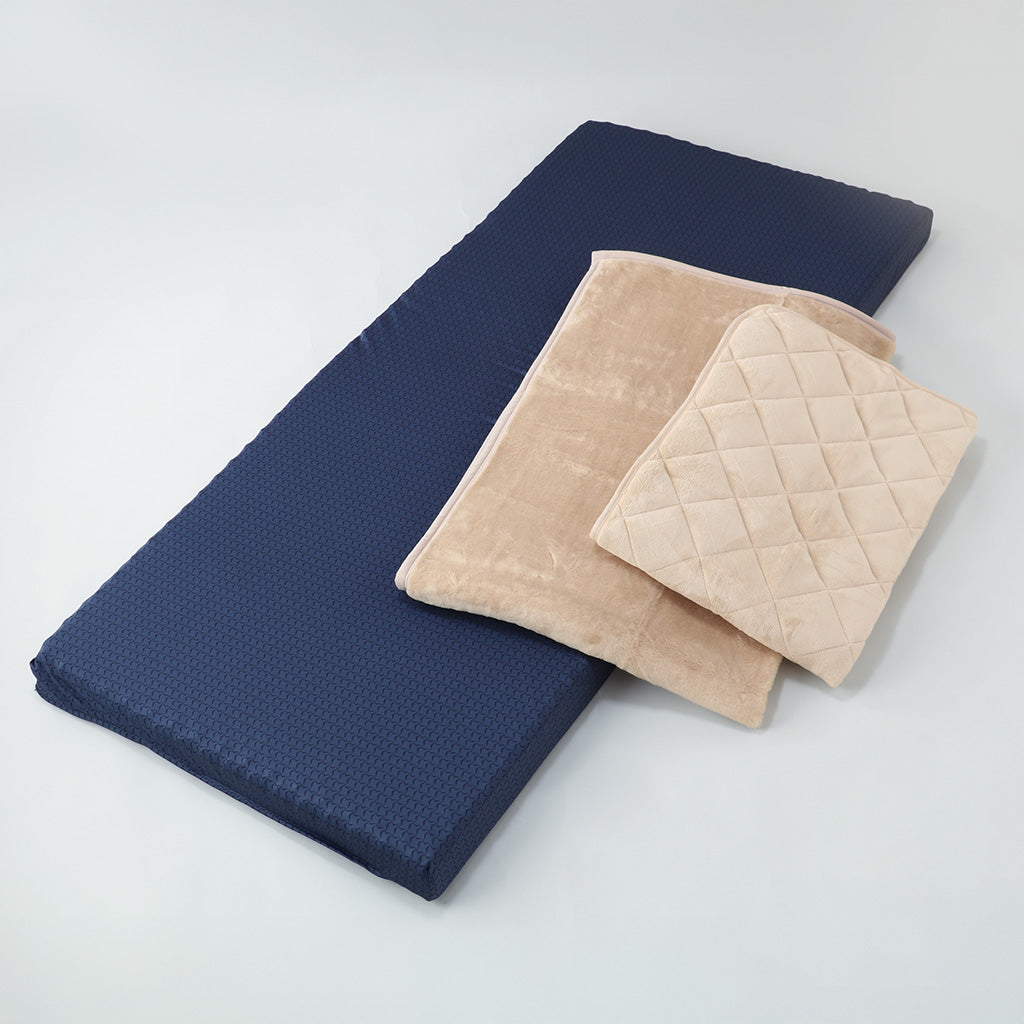 【寝具-6】【ロマンス】体圧分散敷きふとん(一体型)3点セットの福袋【あったか毛布・敷きパッド付き】【シングルサイズ】【2026福袋先行予約販売】