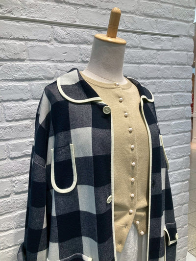 yukiemon | ギンガムたっぷりコート【5125010】Ｍサイズ 15th collection