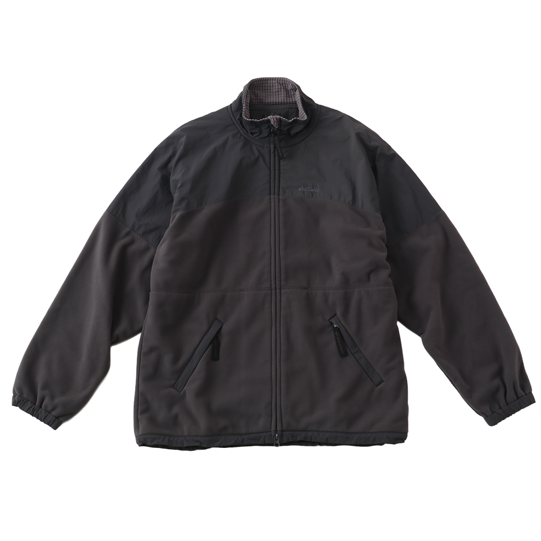 【スポーツ-7】ワイルドシングス　メンズポーラテック　ウィンドプロミドルジャケット（グレー）【2026福袋先行予約販売】