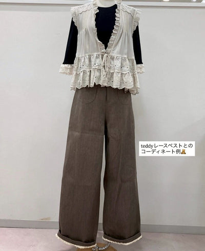 yukiemon | リボンチャームデニムパンツ【5145030】Ｍサイズ 15th collection