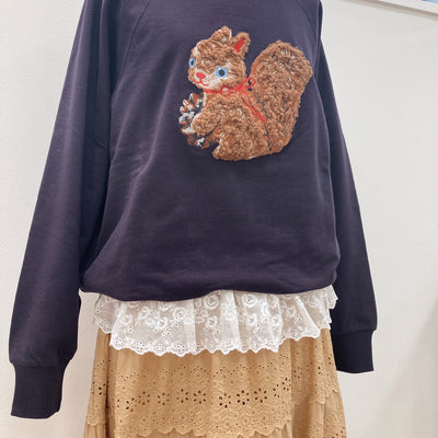 yukiemon |アップリケプルオーバー 3Lサイズ【4685410】12th collection