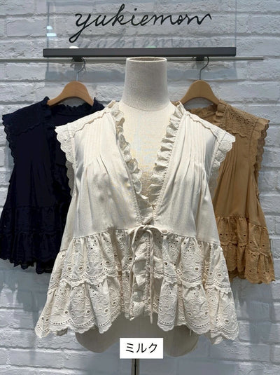 yukiemon | Teddyレースベスト【5675080】3Ｌサイズ 15th collection