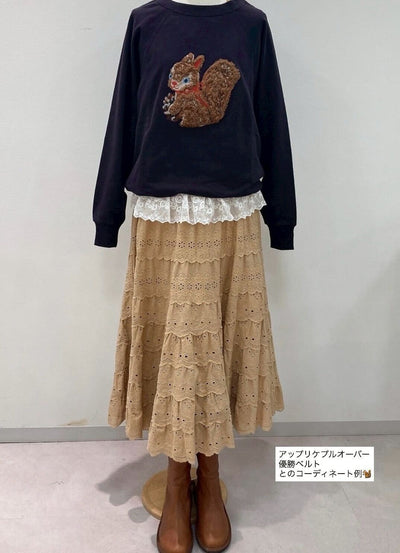 yukiemon | Teddyレース腹巻スカート【5165070】Mサイズ 15th collection