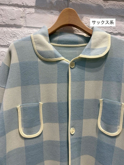 yukiemon | ギンガムたっぷりコート【5625020】3Ｌサイズ 15th collection