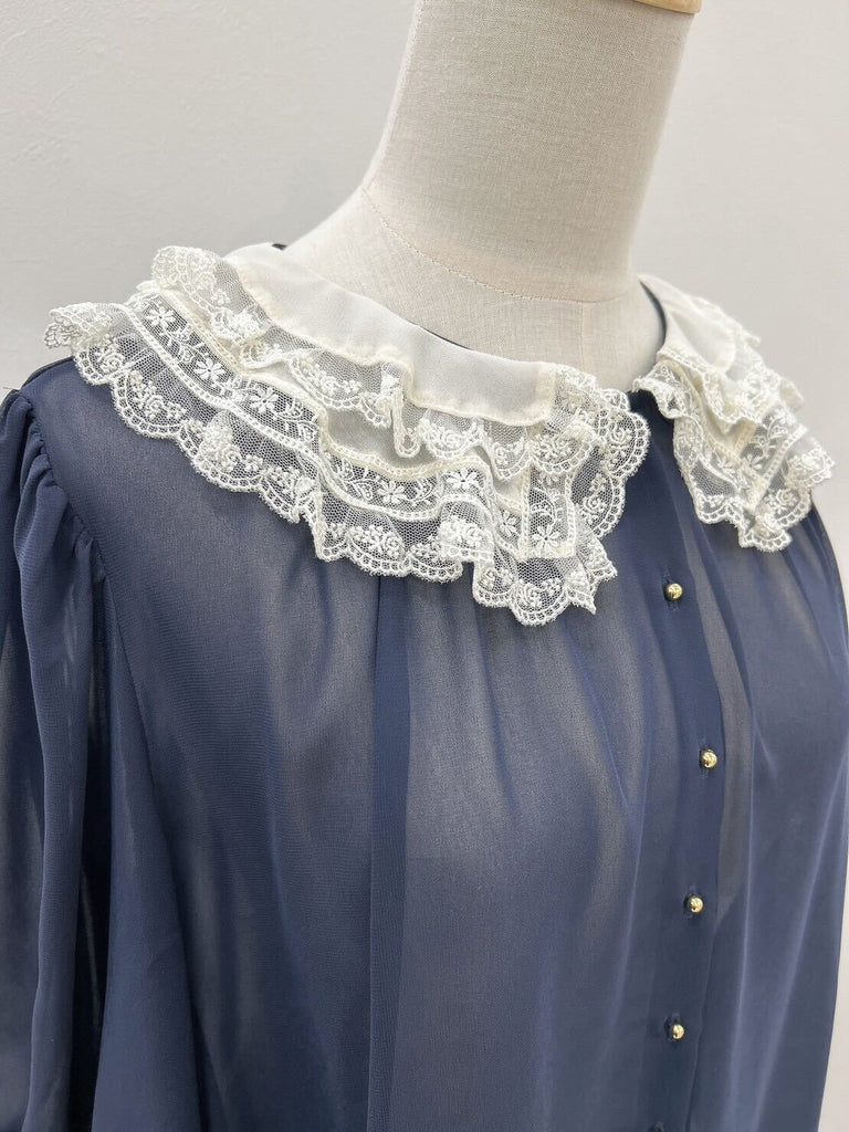 【美品】yukiemon ユキエモン ミルフィーユブラウス ミルク（M） yukiemon |ミルフィーユ6分袖ブラウス Mサイズ【5170130】4周年