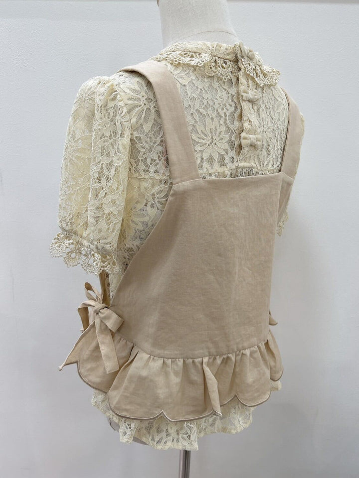 ユキエモンモノクロームベア部屋柄ジャンスカ新品未使用 yukiemon モノクロームベア柄ジャンスカ 新品未使用品 フランシュ