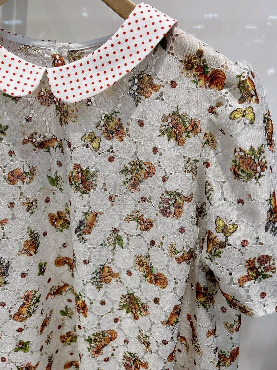 yukiemon | リス図鑑ブラウス【5670230】3Lサイズ 2025nekoneko day