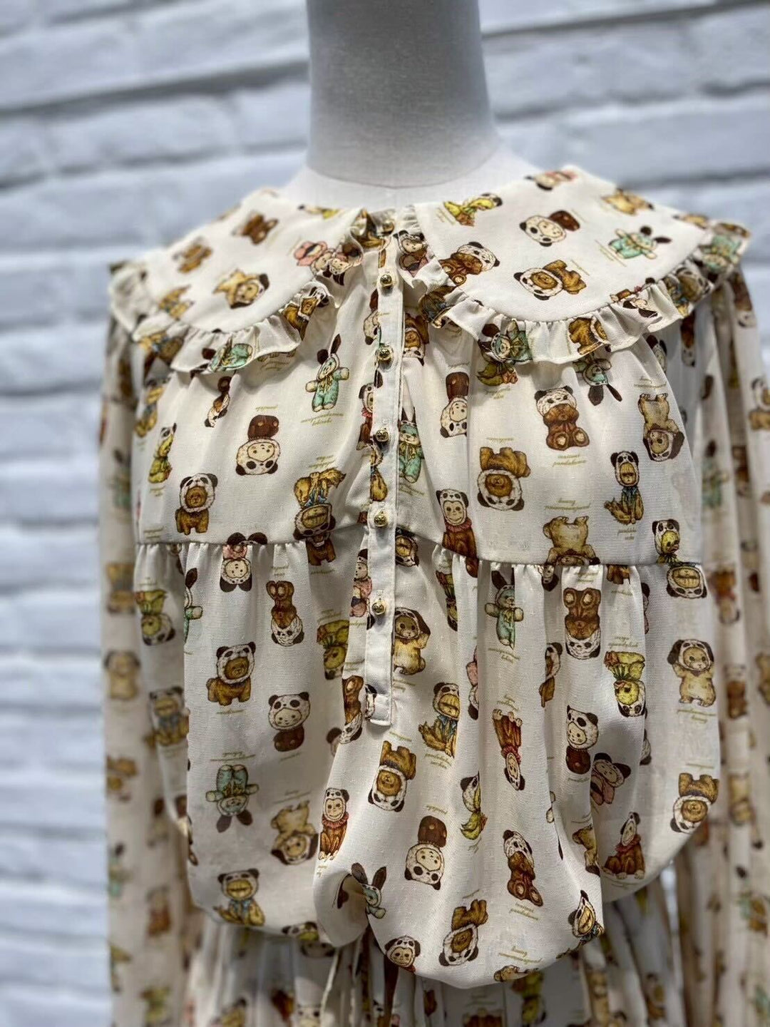 yukiemon ユキエモン こねこジャガード ワンピース 3L yukiemon