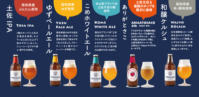 【高知県のクラフトビール】TOSACO | ありがとうを伝えるTOSACO6本セット