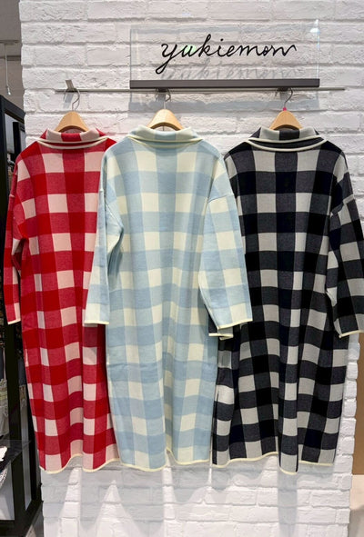 yukiemon | ギンガムたっぷりコート【5125010】Ｍサイズ 15th collection