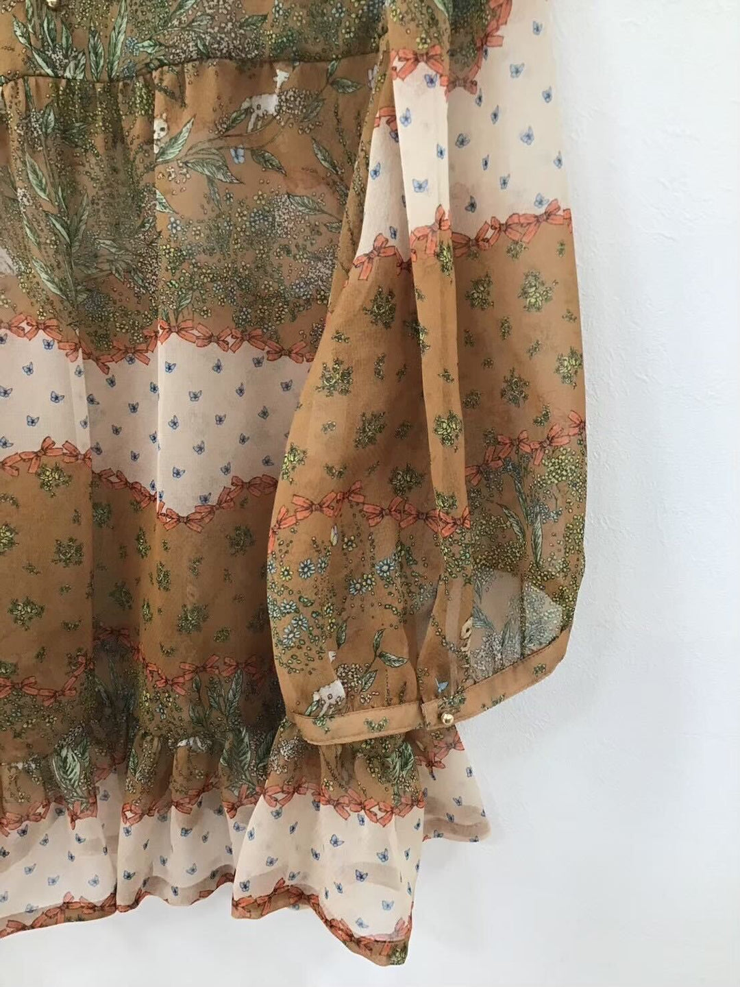 yukiemon リボンボーダーブラウス yukiemon（ユキエモン）リボンボーダーブラウス（3L）5670190 | 陽氣屋