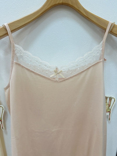 yukiemon | Aライン裾レースキャミワンピ【5610440】3Lサイズ