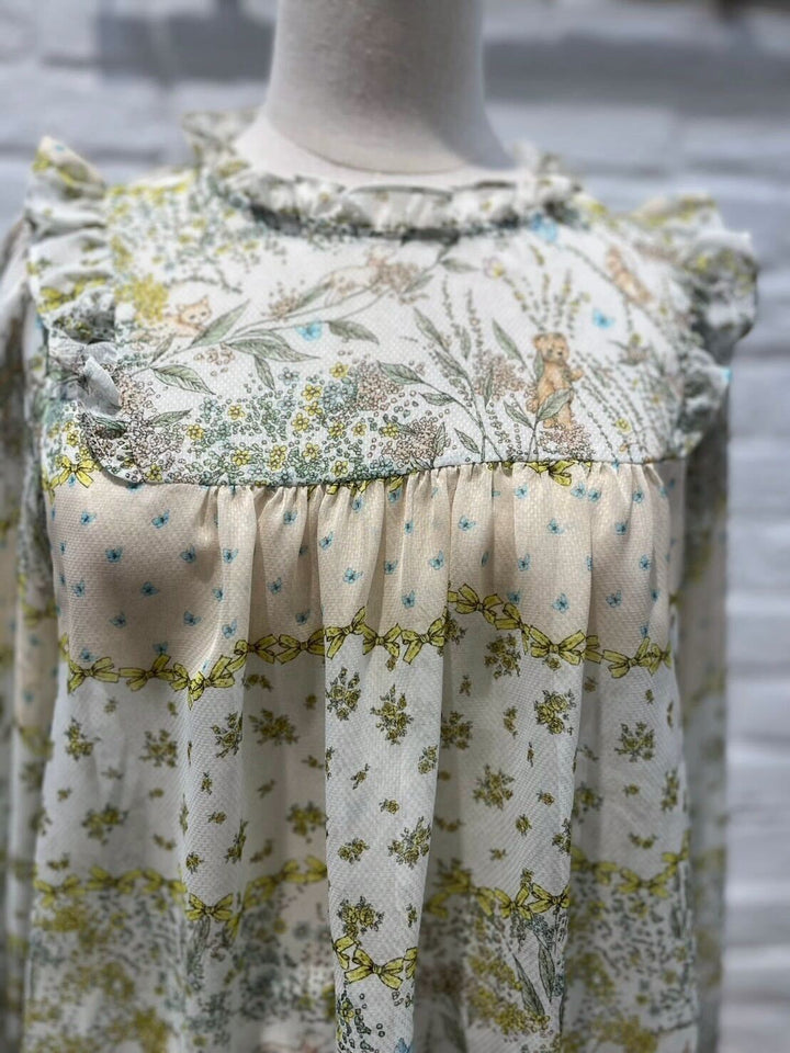 yukiemon | ribbon border blouse3Lサイズ【4675320】12th collection