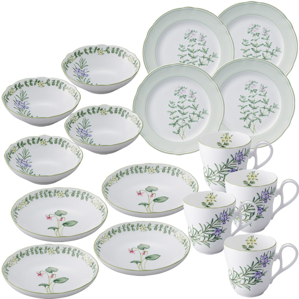 【陶器-9】ノリタケ　イングリッシュハーブズセット【2026福袋先行予約販売】