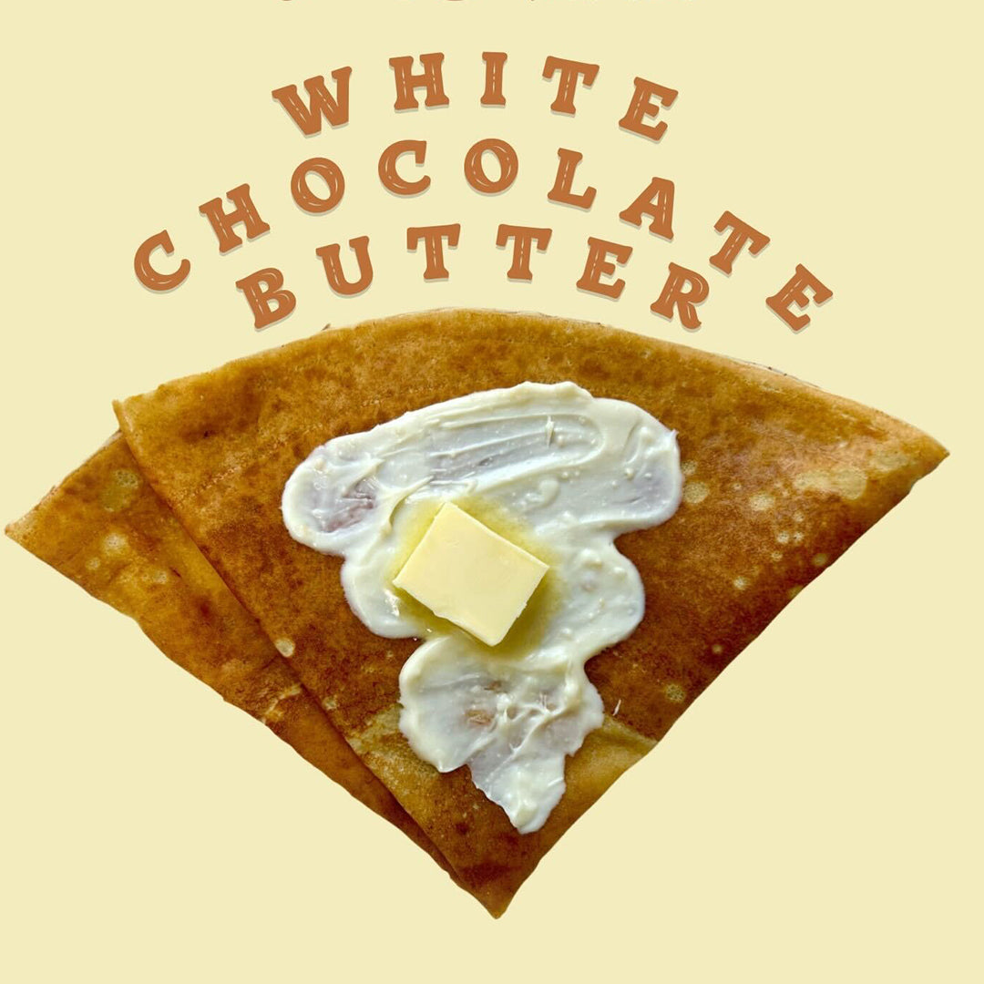 【大行列の人気バタークレープ】crepe Adorer | WHITE CHOCOLATE BUTTER